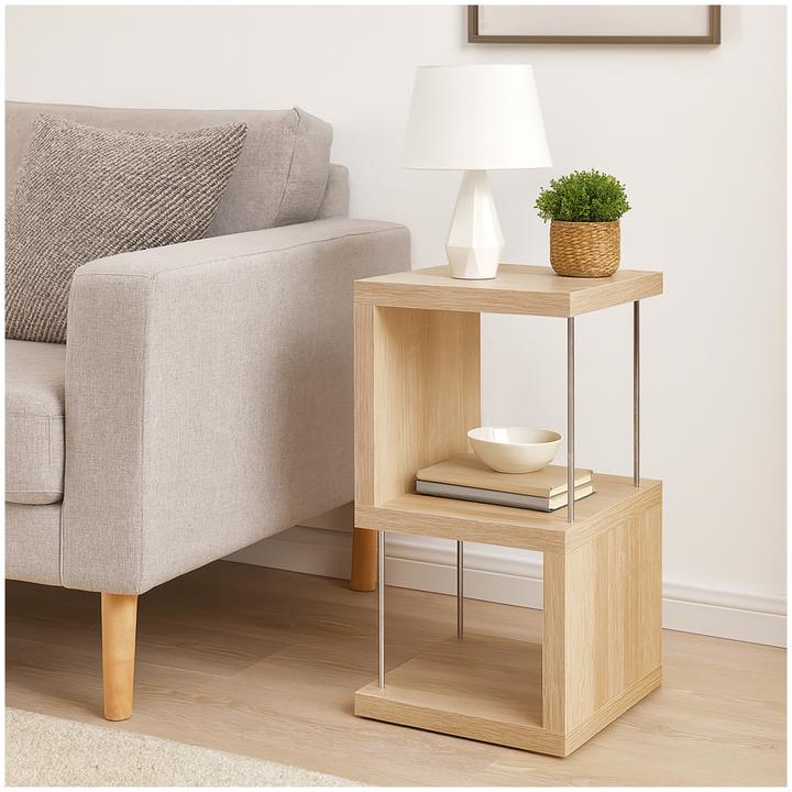 Produktbild HTI-Living Standregal 2 Fächer Thekla Sonoma (30 x 30 x 65 cm)
