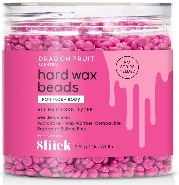 Salon Perfect Sliick Drachenfrucht Hartwachs 8oz 226g Home Waxing Haarentfernung Salon Perfekt (8 ml, 1 x, 226 g)