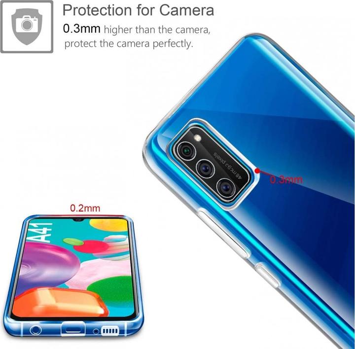 Immagine prodotto Screenguard Custodia Samsung Galaxy A41 flessibile in TPU trasparente (Samsung Galaxy A41)