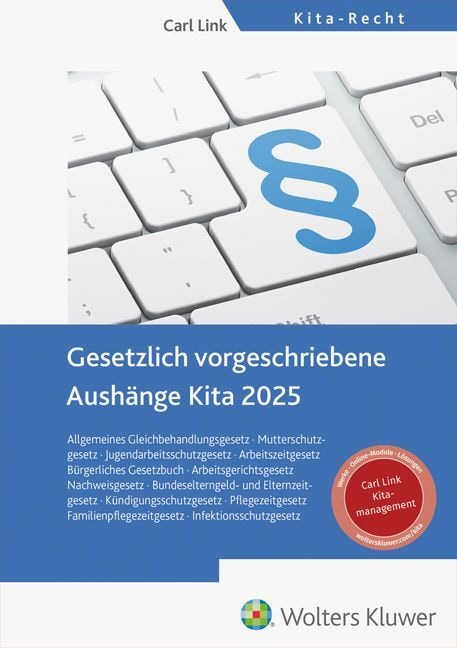 Produktbild Gesetzlich vorgeschriebene Aushänge Kita 2025 (Deutsch, 2025)