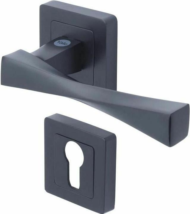 Yale Türgriff Ypp7-V-Pe Verona Schwarz Aluminium (Türgriff)