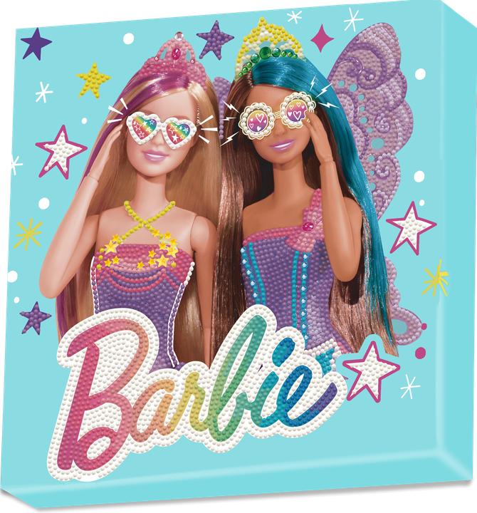 Produktbild Diamond Dotz DOTZ BOX® Original Diamond Painting Set Barbie "Fantasy", Kreativset mit glitzernden Diamant Mosai