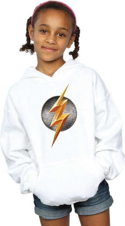 Immagine prodotto Justice League Movie Flash Emblem Felpa con Cappuccio Ragazze (140, 146)