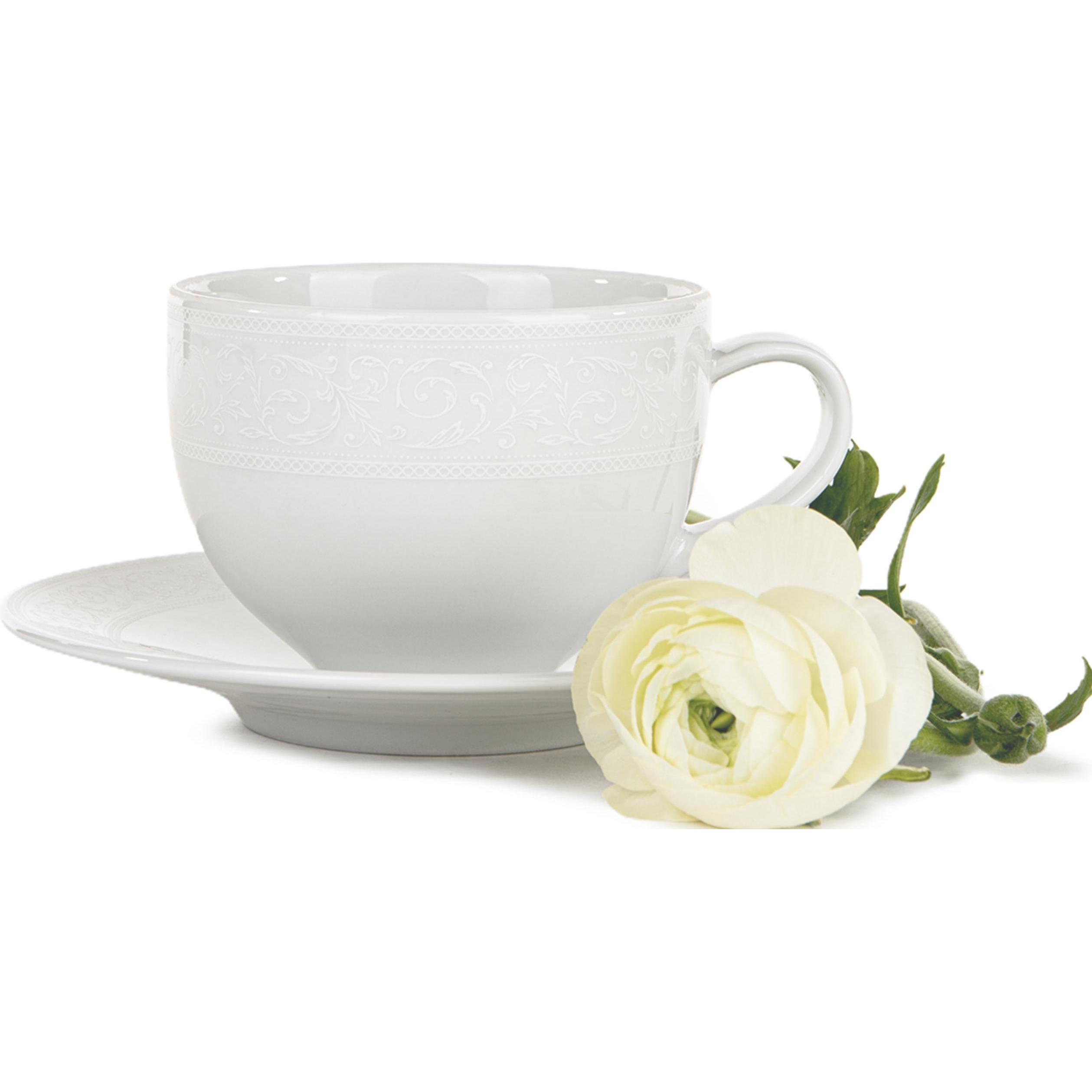 Thumbnail - Konsimo, Geschirrset, Amelia Biała Koronka (12 Stück)