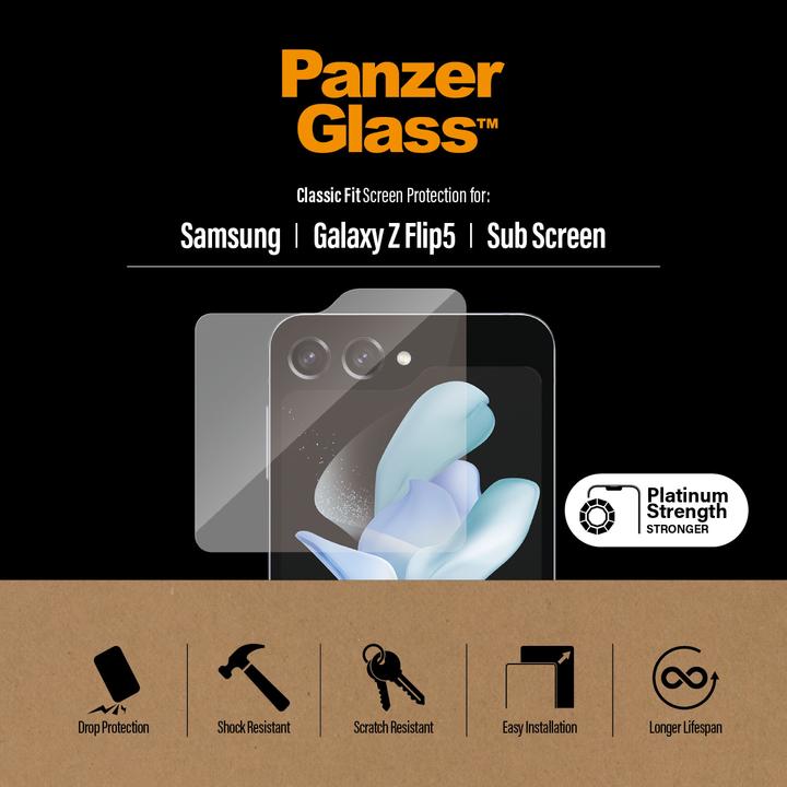 Produktbild PanzerGlass Screen Protector (1 Stück, Samsung Galaxy Z Flip5)