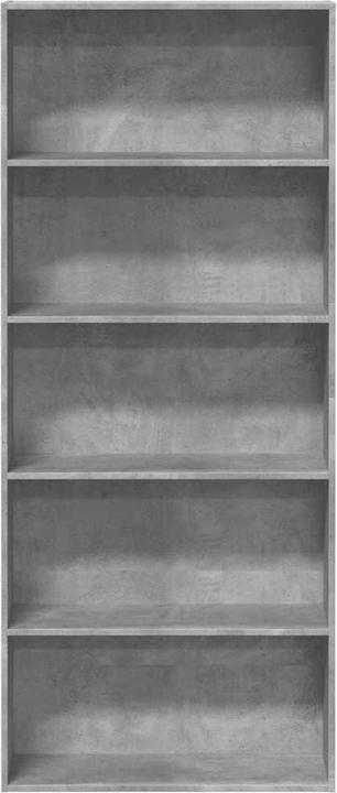 Immagine prodotto vidaXL Bücherregal Bücherschrank Standregal Raumteiler Betongrau Holzwerkstoff (80 x 30 x 189 cm)
