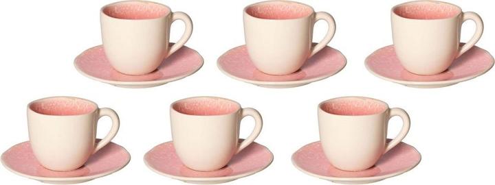 Produktbild Orion ROSE&TULIPANI CONCERTO FUSE ROSA Set of 6 espresso cups 90 ml (6 x)