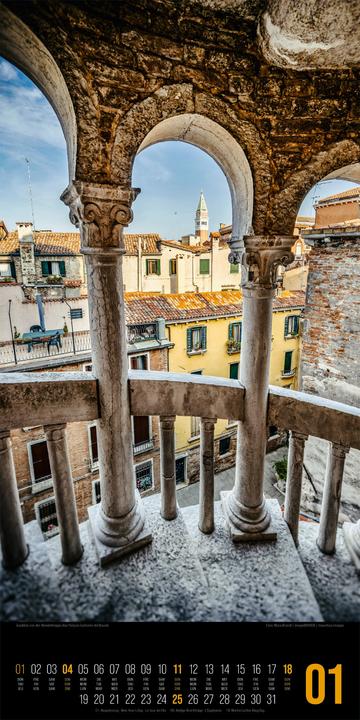 Produktbild Inside Venezia Kalender 2026 (33 x 66 cm)