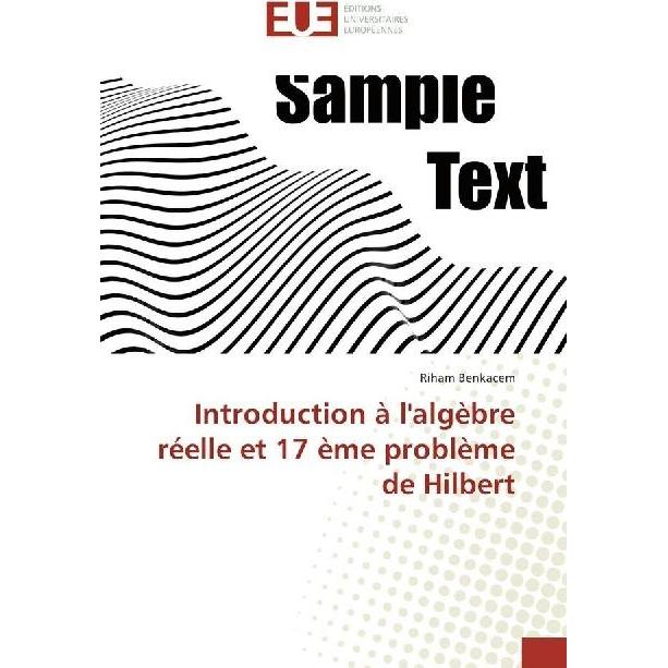 Introduction à l'algèbre réelle et 17 ème problème de Hilbert, Ratgeber von Riham Benkacem