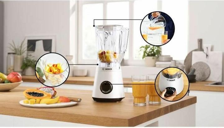 Actual product image Bosch Hausgeräte Bosch MMB6141W Frullatore con Bicchiere Capacita' 1.5 (1200 W)