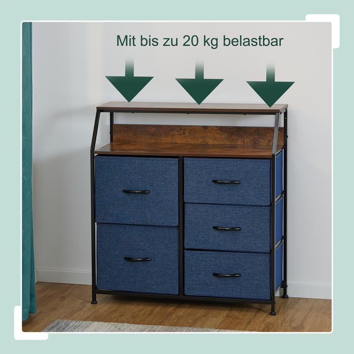 Productafbeelding Relaxdays Kommode (84 x 30 x 87 cm)