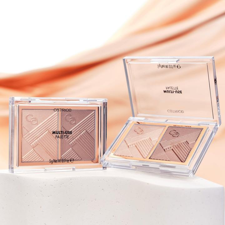 Actual product image Catrice Multi-Use Palette (D5A378, B1805B, Highlighter)