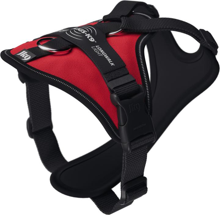 Produktbild Julius-K9 K9 Longwalk light sele w/trackerpocket,Red,XS (XS, Hund, Spazieren)