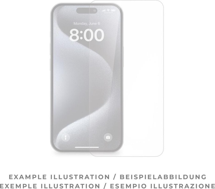 Actual product image prio Tempered Glass (1 Piece, Apple iPhone 16e)