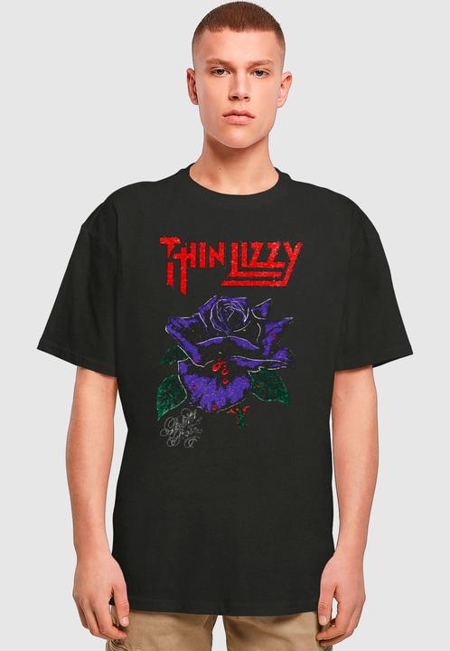 Produktbild Merchcode Thin Lizzy - Rose Color Heavy Oversize Tee - 160001 (L)