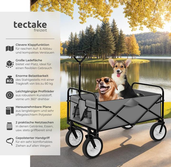 Image du produit tectake Chariot pliable