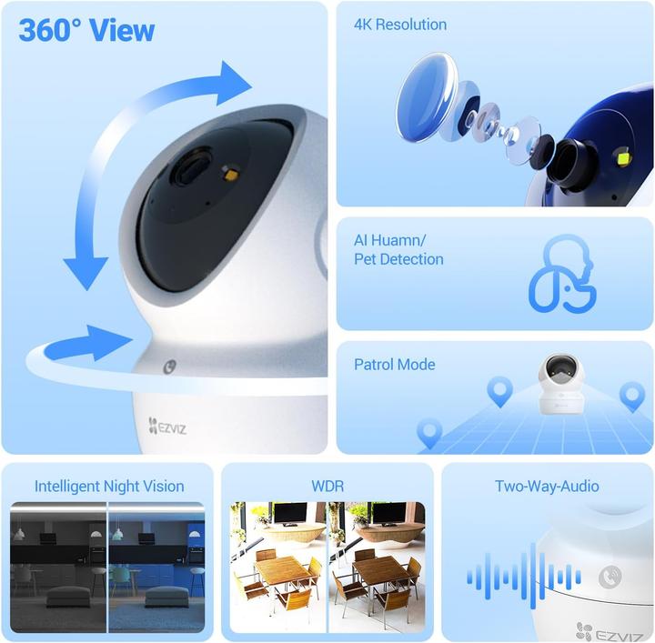 Productafbeelding EZVIZ H6c G1 4K (3840 x 2160 Pixels)