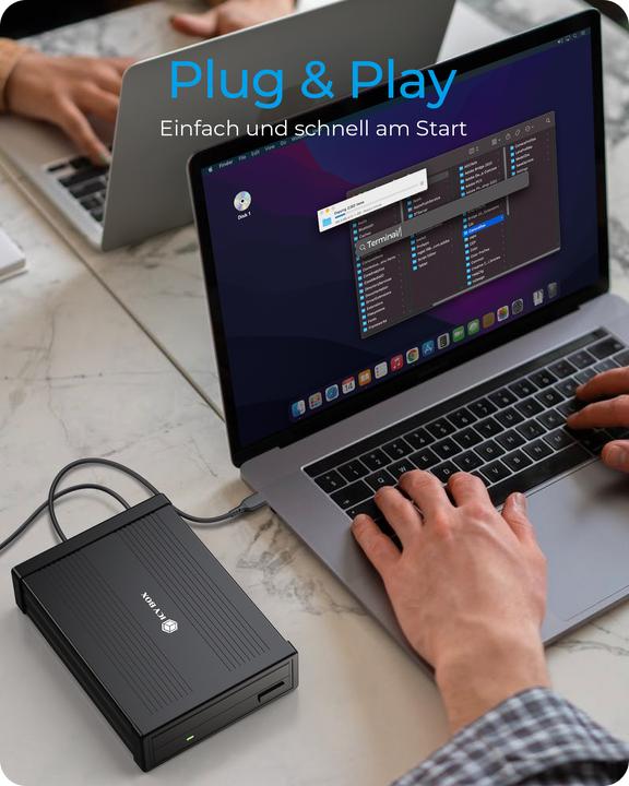 Produktbild Icy Box Externes Gehäuse für 1x 5,25" SATA Laufwerk,  IB-525-U3 (5.25")