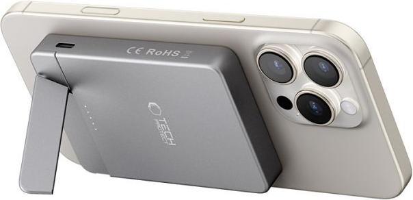 Produktbild Tech-Protect PB14 LifeMag MagSafe 5000 mAh Powerbank - grau (5000 mAh)