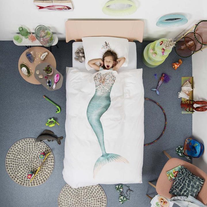 Actual product image Snurk Mermaid bed linen 135 x 200