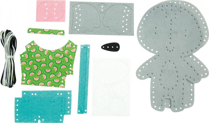 Actual product image Avenue Mandarine Craft set keychain Little Couz'IN