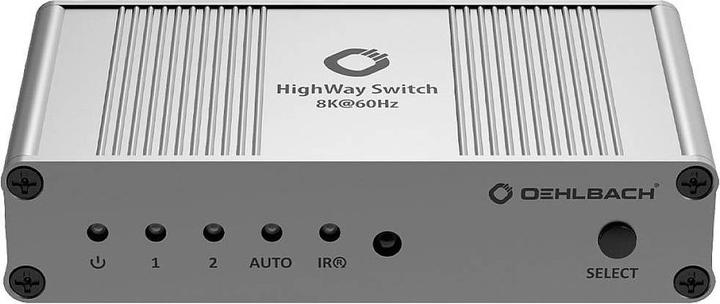 Actual product image Oehlbach HighWay Switch 8K HDMI Switch 2 Port