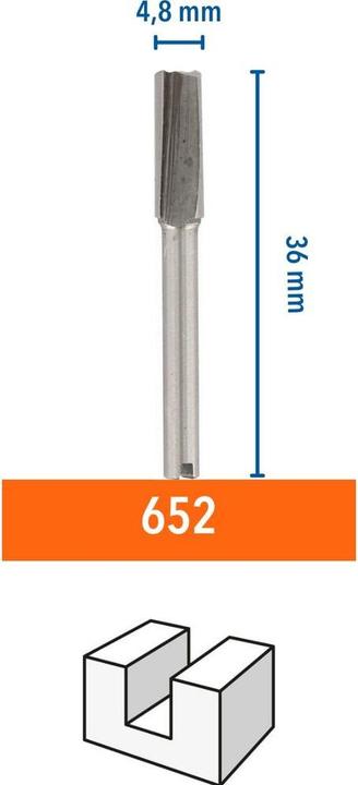 Immagine prodotto Dremel Fresa HSS Ø 4,8 mm (1 pezzo)