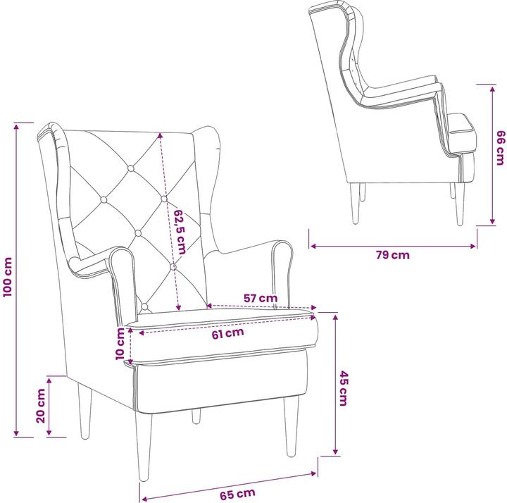 Produktbild vidaXL Sessel