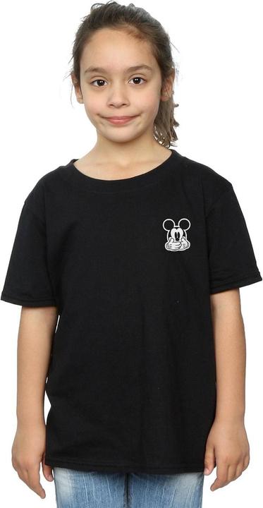 Produktbild Disney Mickey Mouse Dont Speak Breast Print TShirt Mädchen (128)