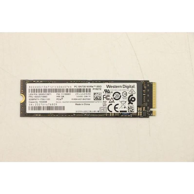 Lenovo Western Digital SN730 1TB (1000 GB, M.2), SSD