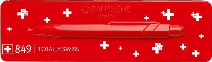 Actual product image Caran d'Ache 849 Totally Swiss mit Etui (White, Red, 1 x)
