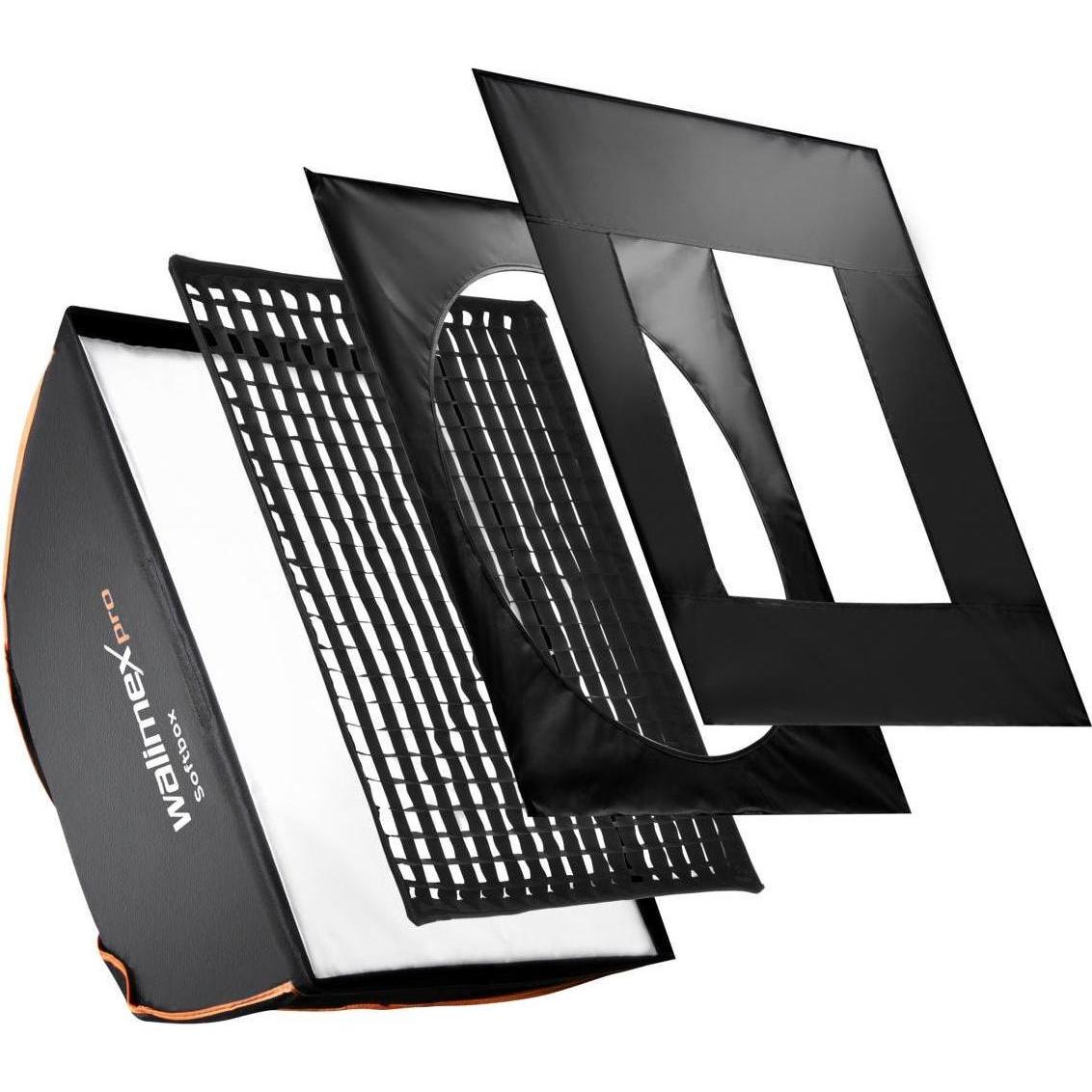Walimex pro pro Plus Orange Line 60x90 (Softbox), Softbox + Reflektor
