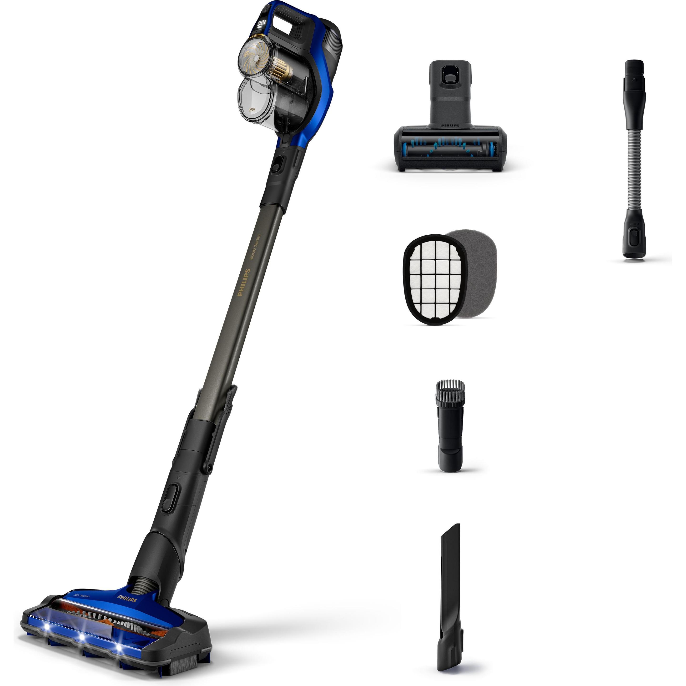 Philips 8000 series, Staubsauger, Schwarz, Blau
