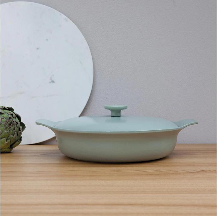 Immagine prodotto BergHoff Padella con coperchio Ron Line (28 cm, Padella per friggere, Ghisa)