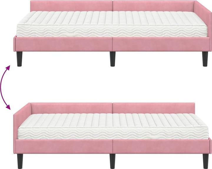 Image du produit vidaXL Samtbett (80 x 200 cm)