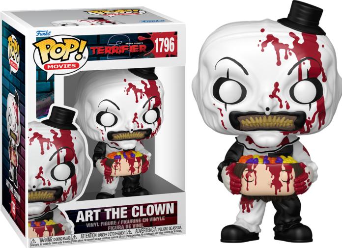 Actual product image Funko Terrifier 2 POP! Movies Vinyl Figur Art the Clown with Candy Filled Head 9 cm