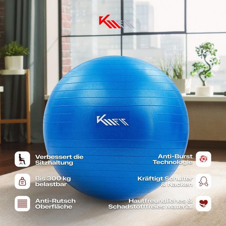 Immagine prodotto Km-Fit Palla per esercizi (65 cm)