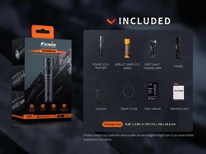 Produktbild Fenix PD40R V3.0 (14.30 cm, 3000 lm)