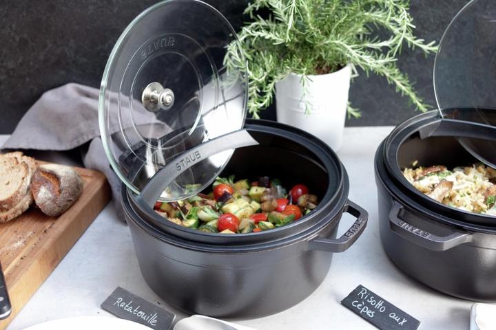 Actual product image Staub Glass lid with holder for pot, 26cm (26 cm, Plastic, Glass)