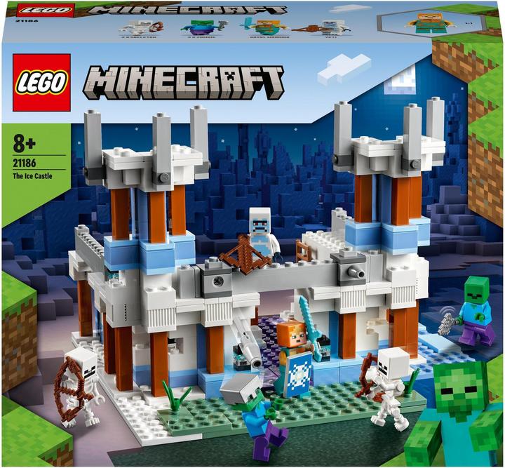 Produktbild LEGO Der Eispalast (21186, LEGO Minecraft)
