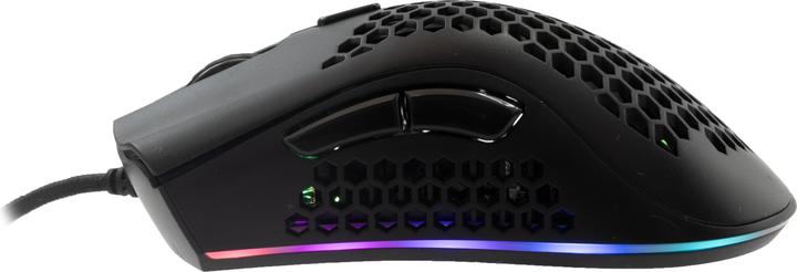 Image du produit Baracuda Souris de jeu CORAL, 6D, 12800 ppp, noire (BGM-031) (Filaire)