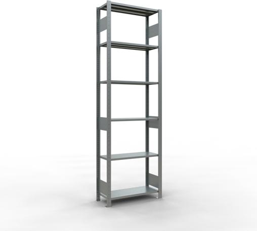 Immagine prodotto Schulte Lagertechnik Sistema di scaffalature di base senza viti MULTIplus150 con ripiani di lunghezza