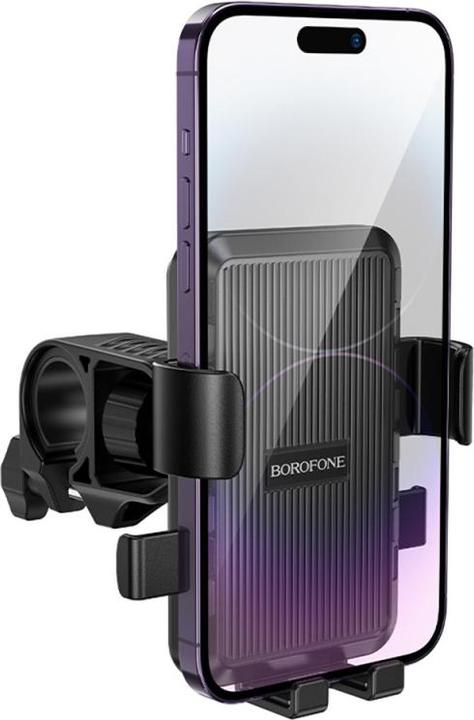 Actual product image Borofone Motorbike Holder BH13 Knight, 4.5inch - 7inch, Black