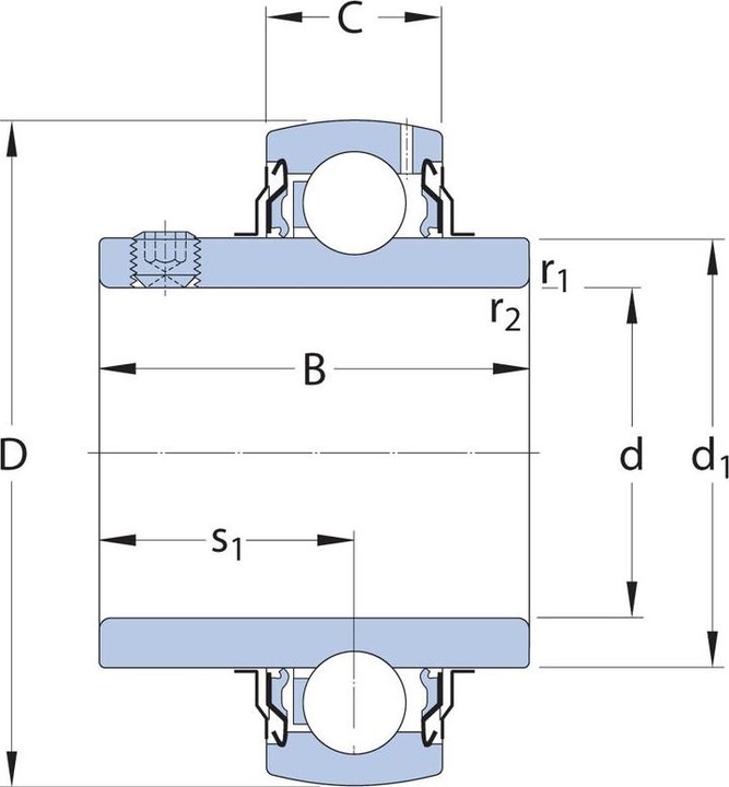Produktbild SKF Y-Lager