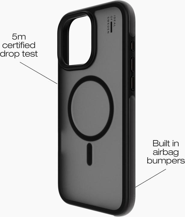 Produktbild iDeal Of Sweden Magsafe Rugged-Cover Black (Apple iPhone 16 Pro Max)