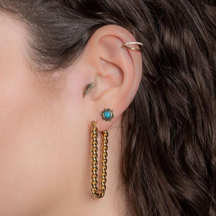 Produktbild Bijouteria Ohrpiercing (Chirurgenstahl 316L, Kristall)