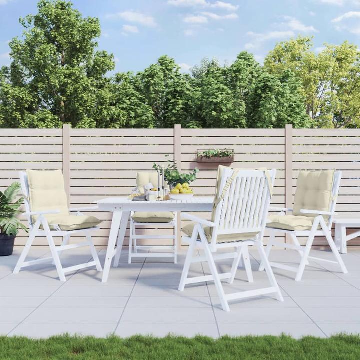 Produktbild vidaXL Niedriglehner-Auflagen 4 Stk. Oxford-Gewebe (100 x 50 x 7 cm)