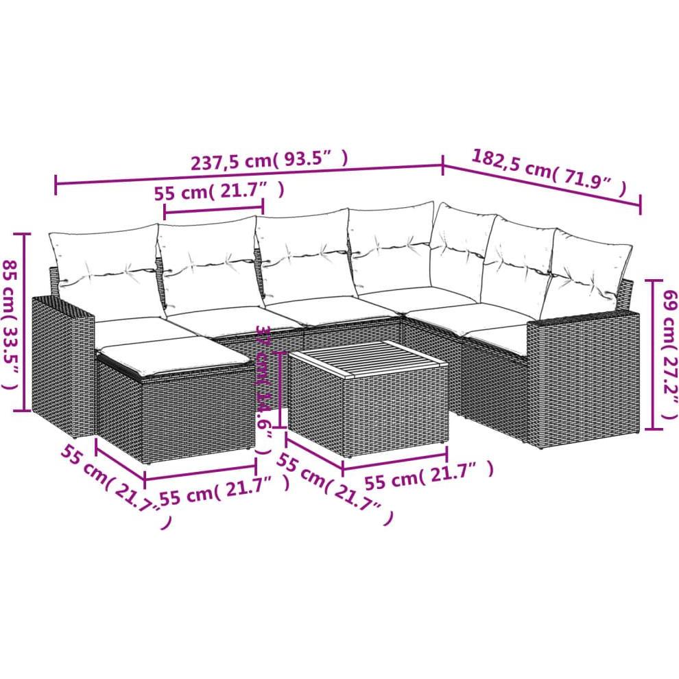 Thumbnail - VidaXL, Gartenlounge, Webster