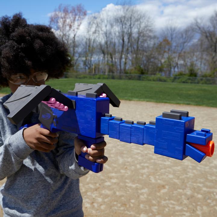 Actual product image Hasbro Minecraft Ender Dragon Blaster and 12 Nerf Elite Darts
