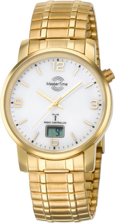 Actual product image Conrad Components Master Time radio controlled men watch (Analogue wristwatch, Digital watch, Radio-controlled clock, 41 mm)